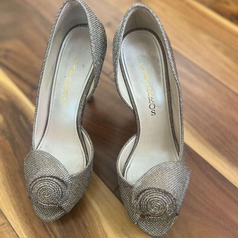 Caparros fancy heels in size 8.5. Gently used in good condition.